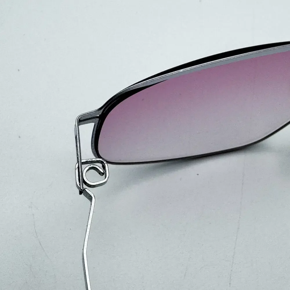 Mykita x Bernard Willhelm Sunglasses NAT C81 Col. 874 Chrome Aviator Frame 57mm